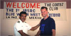 The La Paz admiral greets us.
