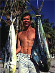 Wade Binley with two nice dorado