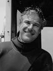 Black and White photo of author Terry Maas